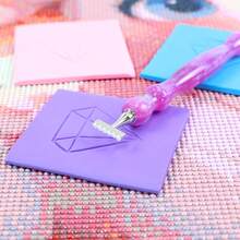 1块大号钻石画粘土，6.5厘米钻石画腻子，钻石画粘土蜡，钻石画工具配件 - 彩色 - 查看 8