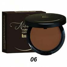 Contouring And Setting Powder Compact, Includes A Mirror Puff, Provides Oil Control, Long-Lasting Matte Finish, And Deep Contouring – A Summer Essential - 02 Màu be tự nhiên - Xem 9