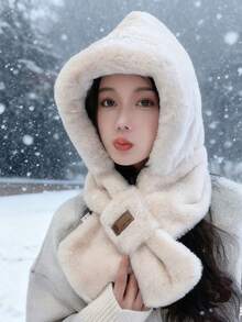 1/2pcs Unisex Autumn/Winter Warm Thermal Lined Beanie Hat, Versatile Knit Cap Suitable For Daily Wear, Hiking, Etc. - H - View 22