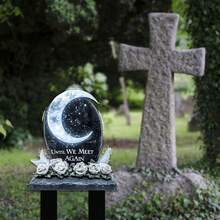 Eternal Commemorative Personalized Acrylic Cemetery Plaque - Salute To Beloved, Long Term Outdoor Preservation, Multiple Styles Of Cemetery Commemorative Stakes To Choose From, Classic Acrylic Outdoor Commemorative Plaque With Strong Durability, Suitable For Easter And Commemorative Days, 2D Flat Printing, Acrylic Decorative Garden Stakes - A - View 8