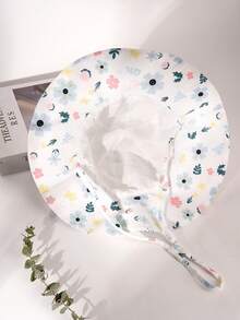 1顶女婴夏季宽檐UPF50+防晒帽 - B - 查看 11