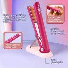 22件套儿童美发玩具套装，过家家玩具，美容院化妆玩具，女孩生日理想礼物 - 彩色 - 查看 6