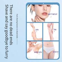 HYUNDAI 现代二合一女士电动理发器（粉色），双头身体剃毛器，防水，可充电，适用于比基尼线、腋下、腿部和面部毛发。 - 淺粉色 - 查看 6