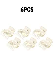 12个装卷发夹，卷发棒夹子替换装，适合女士和女孩进行分区造型。颜色可选：黑色、圣诞节、冬季、粉色、毕业季、生日、节日、夏季、秋季、Y2K 等多种时尚款式。 - 彩色 - 查看 9