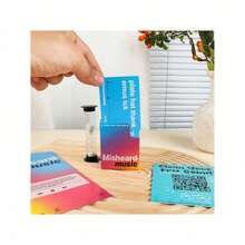 Family Interactive Card Game: Misheard Music 2025, 50 Fun Cards With Sound & Play, Designed For Party Entertainment & Educational Play - Thẻ nhạc (500 chiếc) - Xem 8