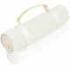 Blanco cremoso + correa verde pastel claro