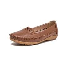 Soft And Comfortable Women's Moccasins With An Elegant Design And Non-Slip Sole. Meijile Design. - màu nâu - Xem 2