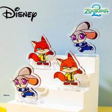 Disney Zootopia Judy Hopps And Nick Wilde Shaped Cute Cartoon Erasers, Mini 3D Erasers In Gift Box, DIY Assembly, Back To School Essential And Gift - Judy - View 2