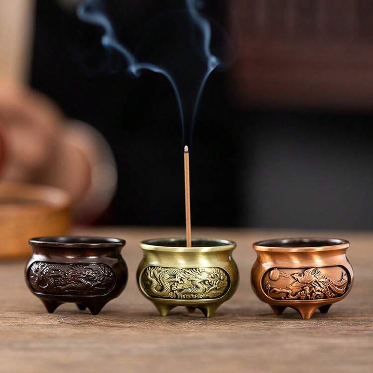 Alloy Mini Incense Burner, Copper Incense Holder, Xuande Incense Burner, Stick Incense Holder, Home Sandalwood Burner, Premium Copper Burner - Mini Incense Burner - View 4