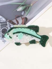 1 件可爱独特的卡通小鱼发夹，女士适用。可爱动物燕子发箍，适合半扎发造型。 - 彩色 - 查看 8