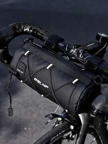 1pc Keep Your Ride Essentials Secure And Accessible With Our Multi-Functional Bike Handlebar Bag, Built To Withstand The Toughest Cycling Conditions. This Bag Protects Your Phone, Wallet, Tools, And Snacks From Rain, Mud, And Splashes. - Multicolor - View 11