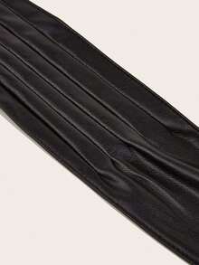 1pc/2pcs Plus Size Black Waist Cincher Belt, Elegant Match Evening Gown, Formal Dress, Wedding, Party, Summer, School Fall, Autumn, Halloween - 黑色 - 查看 9