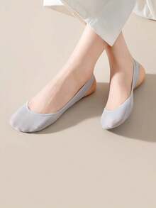 1/5/10 Pairs Women's Silky Invisible Non-Slip Socks, Breathable Silicone Grip Liner Socks Suitable For High Heels And Low-Cut Shoes, Spring/Summer - Multicolor - View 5