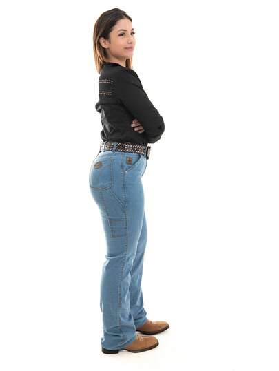 Calça Feminina Carpinteiro Country Rodeio West Village Com Lycra