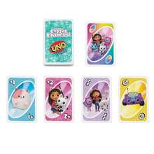 Mattel Games UNO Junior Gabby Dollhouse - La Casa de Gabby - Uno - Juegos de Mesa de Cartas - Ref. JLH17 - Multicolor - Ver 4
