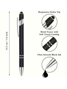 2pcs (1 Pen + 1 Pen Box) Customized Ballpoint Pen Set With Name And Gift Box, Personalized Gel Pen, Black Ink, Writing Tools For Graduation And Corporate Gift - Pen + Pen Case Customization - View 7