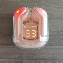 无线蓝牙5.3耳机 Type-C 透明高保真耳机 LED电量数字显示立体声耳机 - 均碼 - 查看 12