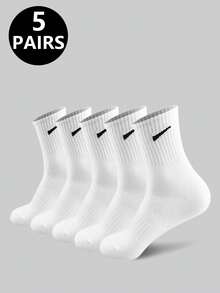 5/10 双男士黑白户外运动短袜，春夏 - 彩色 - 查看 3