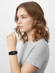 3条装男女通用纯色TPU表带，适用于小米手环3/4/6/5/7/8/9/10，也适用于小米手环7/6/5/4/3，硅胶腕带，小米手环5/6/7配件 - 彩色 - 查看 4