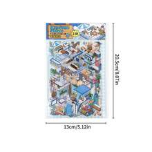 Infeel.Me Ediția a 9-a Seria "Deschis astăzi", Autocolante diorama 2.5D pentru meșteșuguri DIY cu scene miniaturale - Multicolor - Vizualizare 12