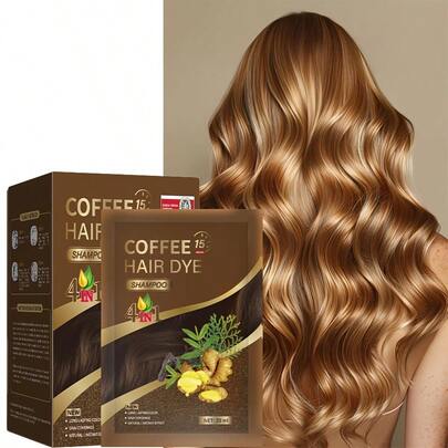 One Box Contains 10 Individually Packaged Sachets. Available In Black, Dark Brown, Chestnut, And Brown. This Is A 3-In-1 Hair Dye Shampoo And Deep Cleansing Shampoo, Suitable For Both Men And Women.