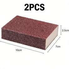 Diamond Sponge Cleaning Brush, Pot Bottom Cleaning Sponge, Rust Remover Sponge, Dish Sponge Block, Strong Degreaser, Cleaning Supplies, Cleaning Tools - A - Xem 12