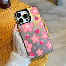 Con el maravilloso patrón Flores y fresas, Funda de teléfono de plata colorida IMD, compatible con Apple 17Pro/17ProMax/17/Air/16/16e/16Pro/16ProMax/16Plus/11/12Mini/13Mini/15ProMax/15Pro/15Plus/14Pro/14ProMax/14Plus/12Pro/12ProMax/13Pro/13ProMax,Galaxy S25+/S24 Ultra/S23 FE/A55/A54/A35/A34/A32/A22/A15/A12/A06/A05/A04E/A04/A03/A02/M15/M145G, Antimanchas,Resistente a caídas,Anti-deslizante -- ¡Regalo ideal para cumpleaños, Navidad y todas las fiestas especiales! - Negro - Ver 38