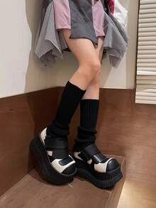 1 par de calentadores de piernas de estilo japonés de primavera/verano con diseño fluorescente y de colores, calentadores de piernas de la subcultura Harajuku Y2K, calentadores de piernas largos de Ins, elegantes, cómodos, suaves, casuales, adecuados para uso diario, fiesta y vacaciones - Multicolor - Ver 20