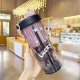 Heart-shaped Compartment Cup 6963 - Black Cap Lucky