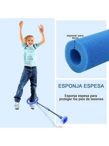 HIHALO Ankle Skip Ball, Bola de Saltar,Skip it Ball,Juguete Plegable para Saltar la Cuerda para Fitness, Pelota giratoria con Purpurina Colorida (Verde),41014844 - Verde militar - Ver 5