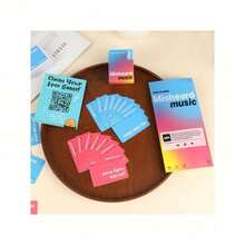 Family Interactive Card Game: Misheard Music 2025, 50 Fun Cards With Sound & Play, Designed For Party Entertainment & Educational Play - Thẻ nhạc (500 chiếc) - Xem 2
