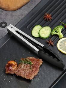 3/2/1pc Mini Kitchen Tongs, 9 Inch Nylon Heat Resistant Pointed Tip Food Tongs, Suitable For Cooking, Serving, Grilling, Baking, Salad, Kitchen Gadgets, Baking Tools - Multicolor - View 10