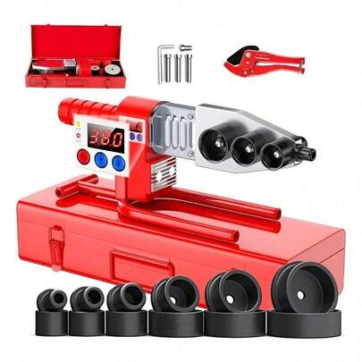 Kit Termofusor 1000w Display Digital Con 6 Dados