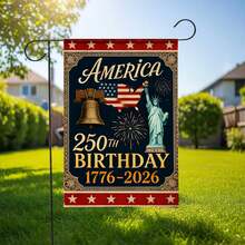 1776-2026 USA 250th Anniversary Garden Flag Commemorative Double-Sided Printed Outdoor Flag Spring Revival, 30 X 45cm - 花園旗幟 - 查看 1