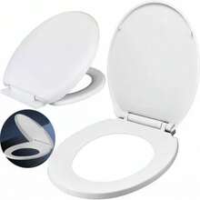 Quick Release Toilet Seat | Soft Close | Heavy Duty | Universal Fit | One Button - A - View 5