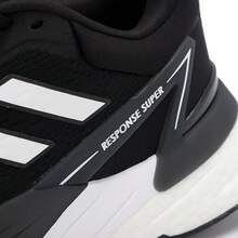 Adidas 男女新款透氣網麵慢跑休閒運動跑步鞋 - 黑與白 - 查看 6