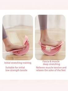 Angled Foot Pedal Professional Ankle Stretcher Board, Muscle Tension Relief, Improve Arch Flexibility, Calf Massage Stretcher, Multi-Functional Foot Pedal Balance Flexibility Training Muscle Massage Yoga Fitness Auxiliary Equipment Foot Massager Suitable For All Users - Multicolor - View 5