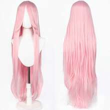 Karida 60cm/24inch Extra Long Straight Synthetic Hair Wig With Bangs, Colorful, Suitable For Daily Use, Cosplay, Halloween, Christmas, St. Patrick's Day And Other Costume Parties - Multicolor - View 159