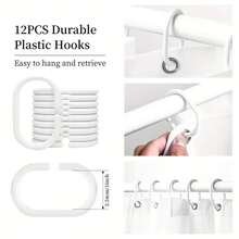 Shower Curtain-70.8 Inches On Each Side, 1pc "YOUR NAME PITTSBURGH" Printed Shower Curtain With Hooks, "American Football Helmet" Design, 71x71 Inches, All-Season Use, Christmas Decoration, Polyester, Valentine's Day Decoration, Bathroom Accesssories - 71x71吋/180x180厘米 - 查看 7