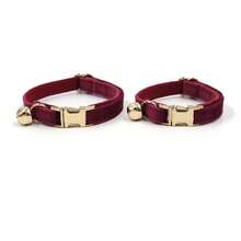 Adjustable Cat Collar With Bell And Quick Release Buckle. Soft And Durable, Available In Multiple Sizes. Safely Identify Your Pet. Fashionable Pet Accessory. High-Quality Metal Hardware. Suitable For Small, Medium And Large Dogs. Zinc Alloy Design For Durability. Easy To Open And Close. Premium Dog Collar. (Actual Delivery May Vary Slightly Due To Differences In Fabric, Batch, And Color.) - Multicolor - View 5