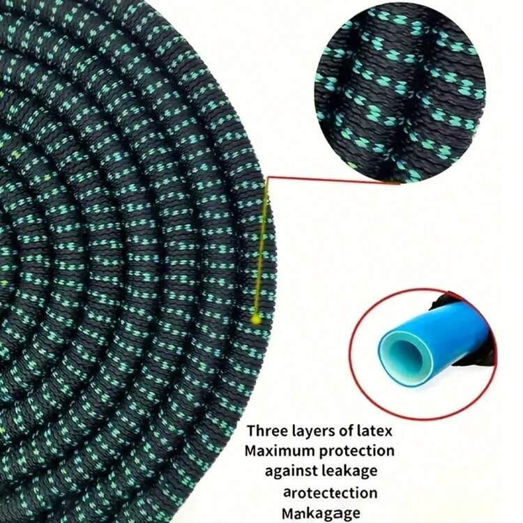 3pcs Expandable High-Quality Soft Hose, Suitable For Lawn And Garden Magic Sprinkler, Universal Threaded Gardening Watering Tool, Rubber Material - A - View 6