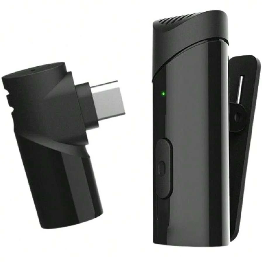 OISE ART STORE Microfono Wireless Senza Fili 2,4ghz Porta Usb C Smartphone Pc Con Clip Q-hw66a - - Multicolore - Visualizzare 1