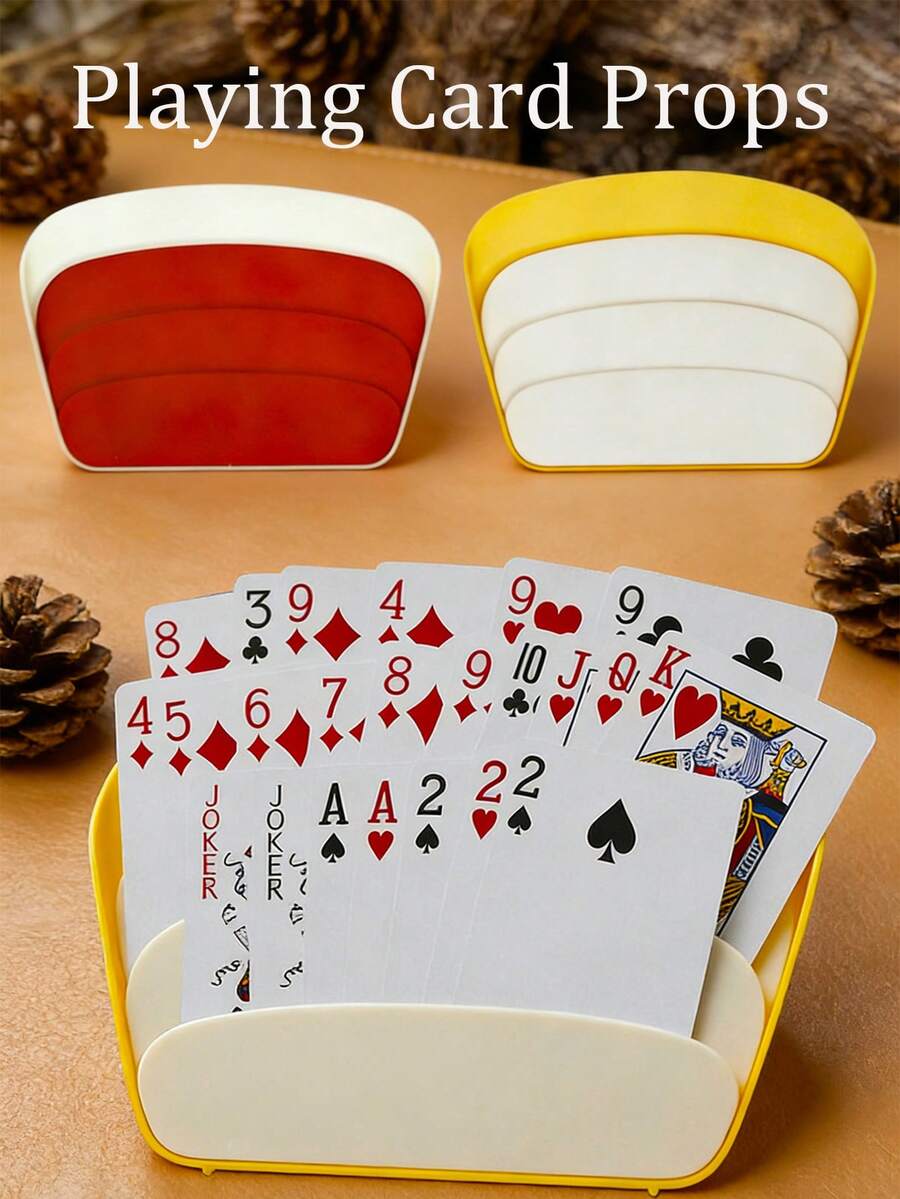 Hộp đựng bài bằng nhựa, thao tác bằng một tay không cần giữ, thiết kế nghiêng bền chắc chống trượt, thích hợp cho các trò chơi bài, tiệc poker, đêm chơi game gia đình, có thể chứa đến 40 lá bài, áp dụng cho Canasta, đạo cụ trò chơi tiệc tùng, Poker và các trò chơi khác, phụ kiện lý tưởng cho các trò chơi trên bàn và khi đi du lịch. - Nhiều màu - Xem 1