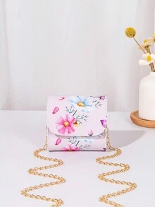 1个女士印花迷你零钱包兼口红包，精致小巧，简约设计，精美礼品 - 彩色 - 查看 15