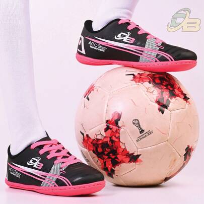 Chuteira Infantil Futsal Salão Confortável Escolar Dino Baby Menino Menina Solado Costurado