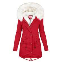 Women Sports Winter Coats - Red - View 4