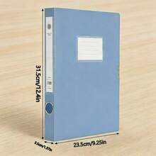 1pc Thick High Capacity Multi-Color File Folder, Foldable Document Storage Box, Office Supplies File Box - HDAH - View 11