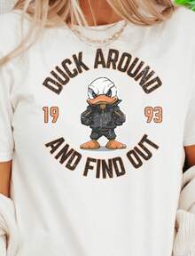 Anaheim Duck Shirt Anaheim Duck Hockey Anaheim Duck Gift Vintage Anaheim Duck Hockey Shirt Game Day Shirt - 白色 - 查看 1