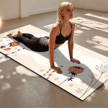 1pc 71*22inch Yoga Mat, Various Patterns Available, Non-Slip & Durable, Extra Wide & Thick, Suitable For Home Use, Fitness, Beginner Yoga Training - Multicolor - View 2