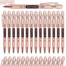 30pcs Customized Metal Ball Pens, Laser Engraved, Ideal Gift For Educators, Students And Corporate Events - 套裝 - 查看 10